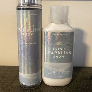 Bath and Body Works “Fresh Sparkling Snow” Set